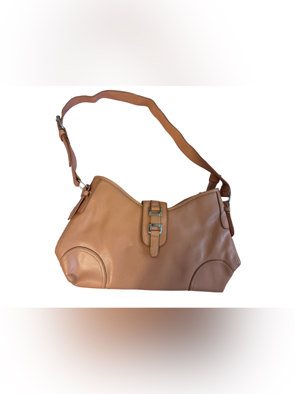 Shoulder Bag in Peach - Classic Women’s Handbag